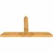 Ekena Millwork Portland Rough Sawn Timber Gable Bracket, Western Red Cedar, 72"W x 39"H x 4"D x 6"F, 13/12 Pitch GBW072X39X0406POR00RWR - alternate 5
